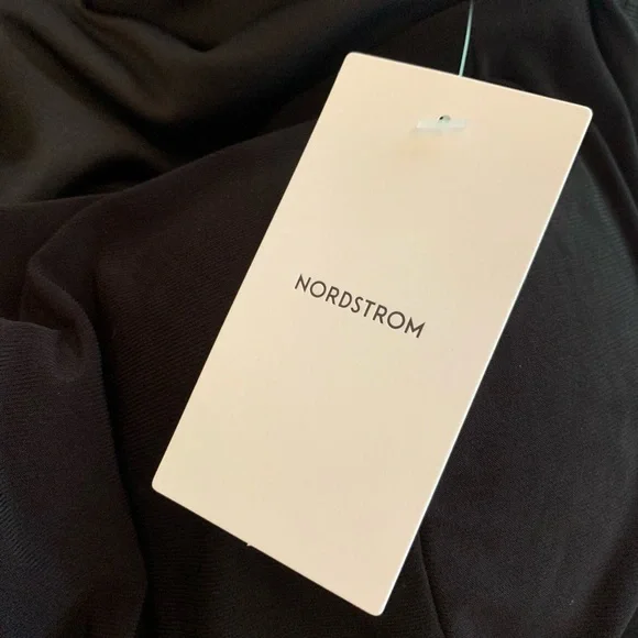 MAC DUGGAL IEENA Drop Shoulder Long Sleeve Column Formal Gown Black Size 14 NWT - Picture 11 of 12